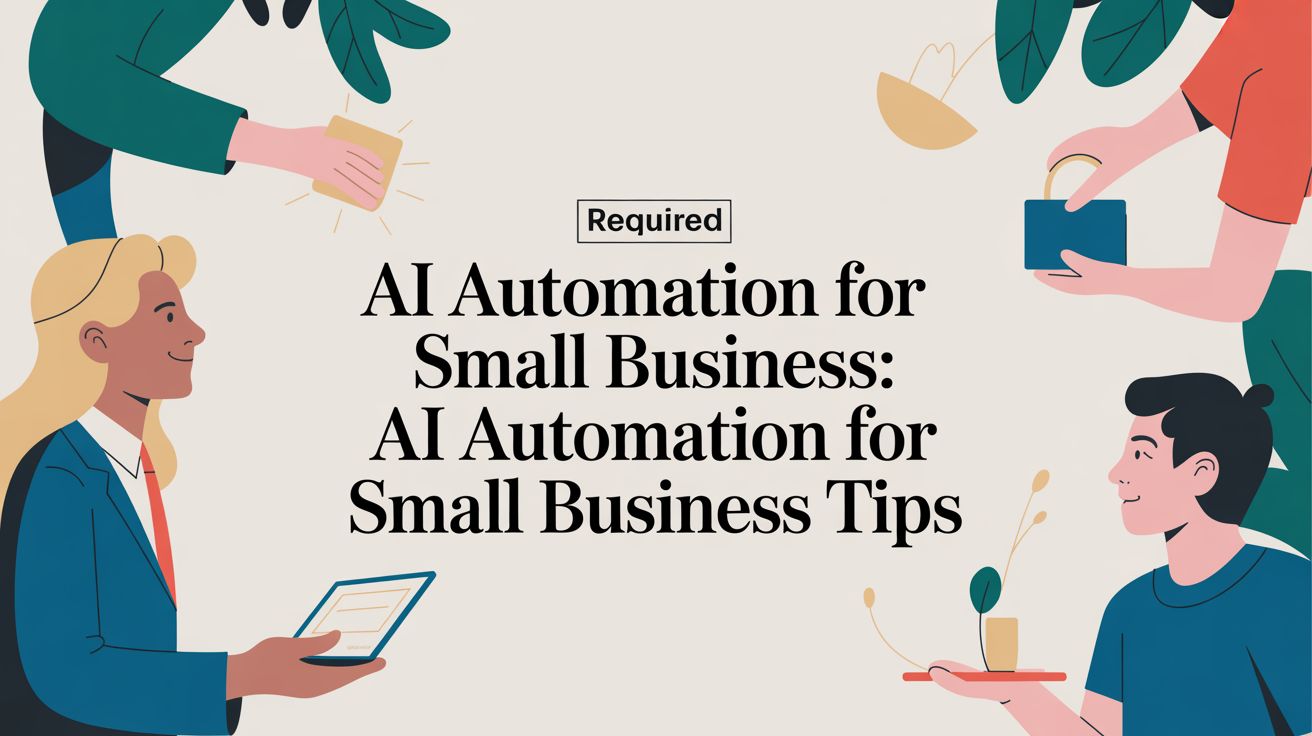 AI Automation for Small Business: A Guide for Operators