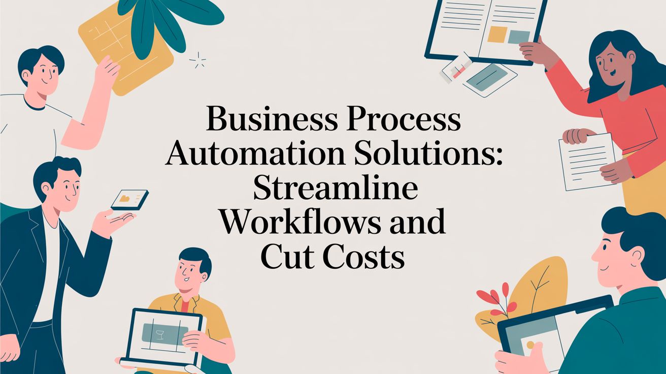 Architecting Business Process Automation Solutions for Technical Operations